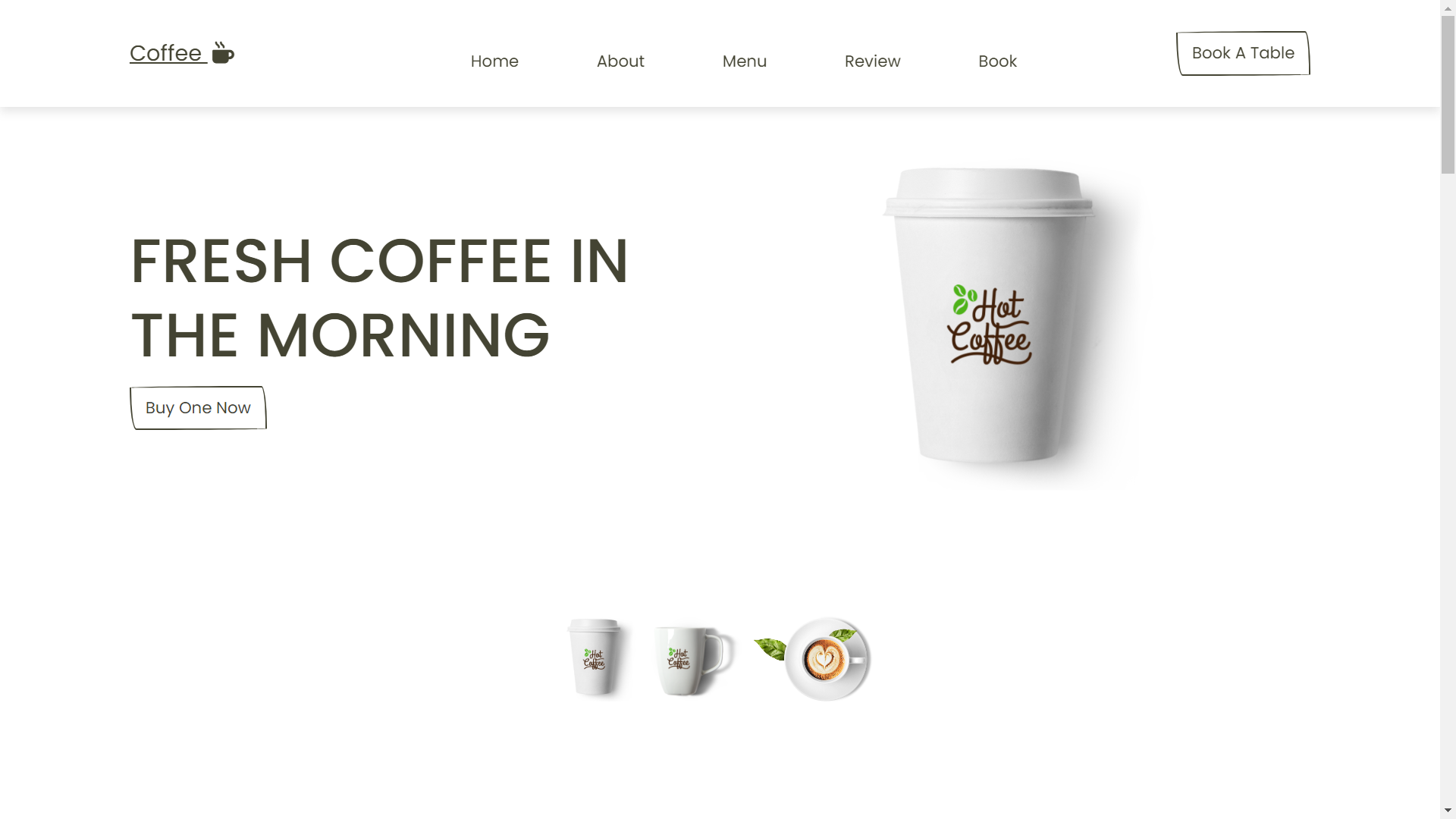 My Coffee-shop website